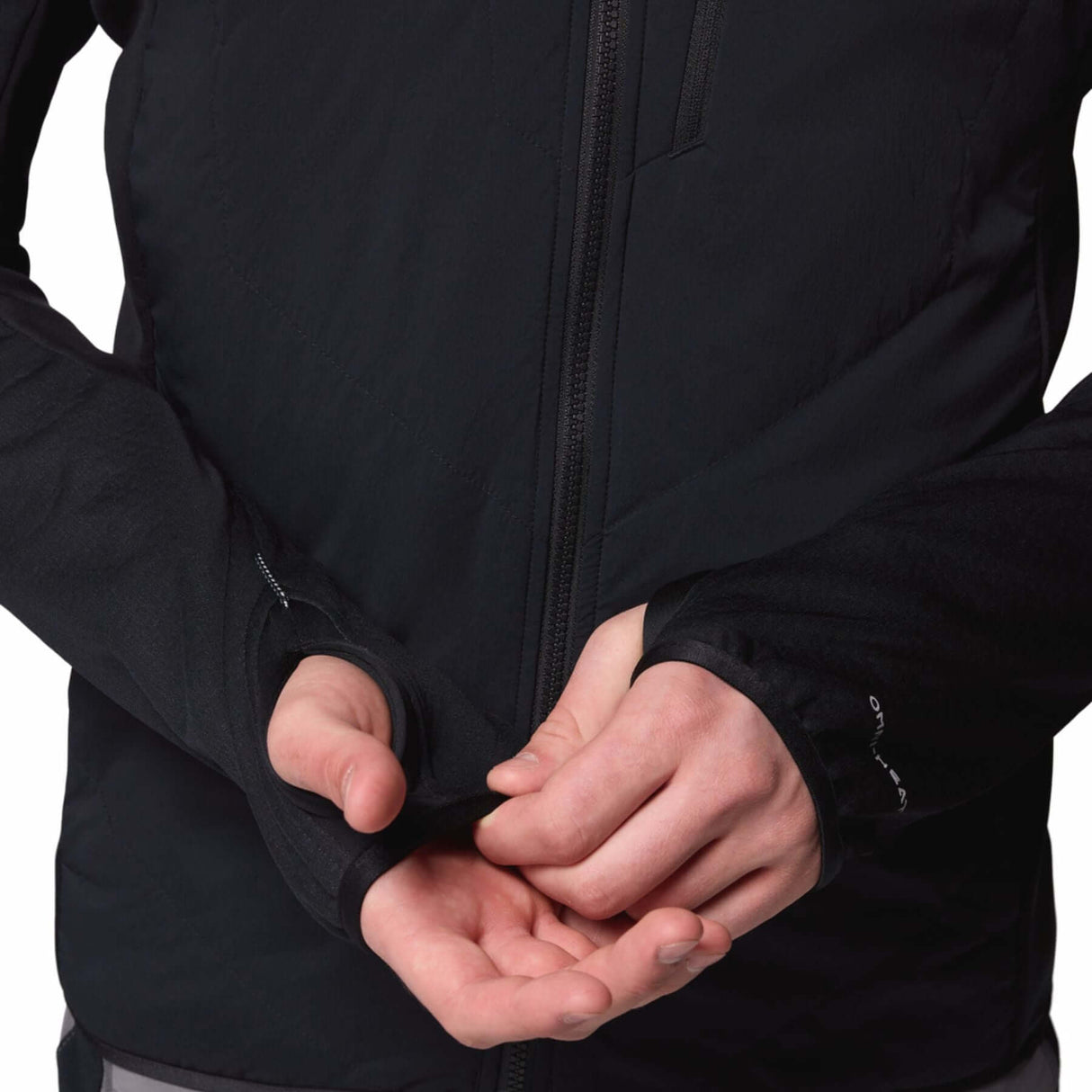 Columbia Men's Arctic Crest Hybrid Fleece Jacket Black / Small-Black / Medium-Black / Large-Black / X-Large-Black / XX-Large #- 53 Degrees North 