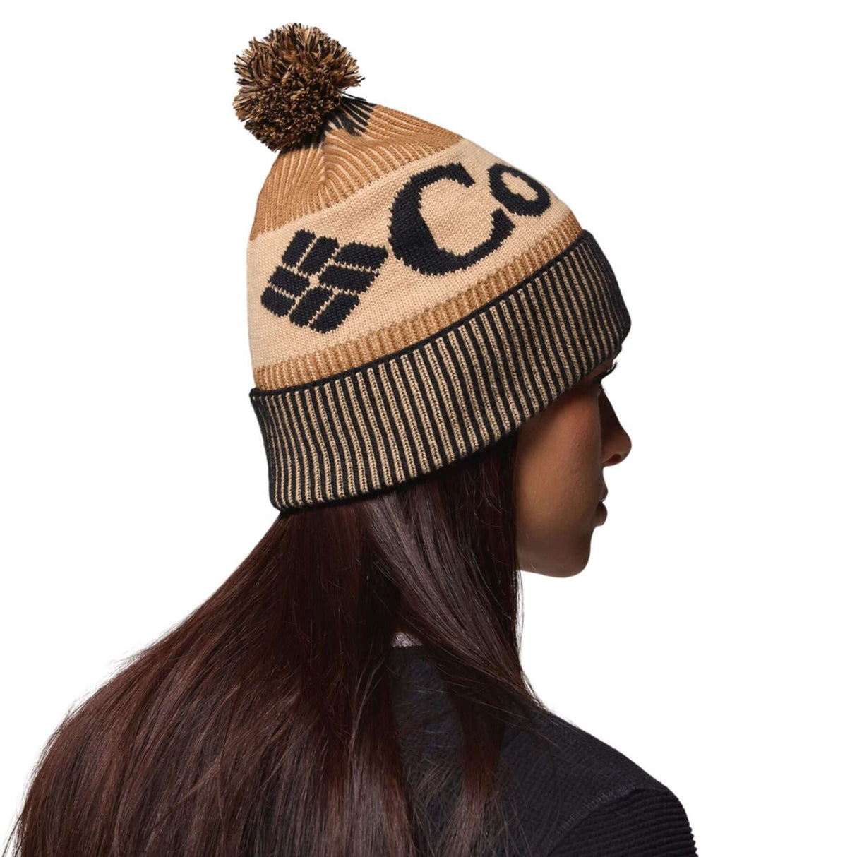 Columbia Polar Powder III Beanie Black/Camel Brown/Canoe-City Grey/Black/Columbia Grey-Everblue/Crushed Blue/Citron Haze-Zing/Lavender Pearl/Shark #- 53 Degrees North 