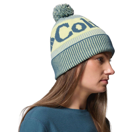 Columbia Polar Powder III Beanie Black/Camel Brown/Canoe-City Grey/Black/Columbia Grey-Everblue/Crushed Blue/Citron Haze-Zing/Lavender Pearl/Shark #- 53 Degrees North 
