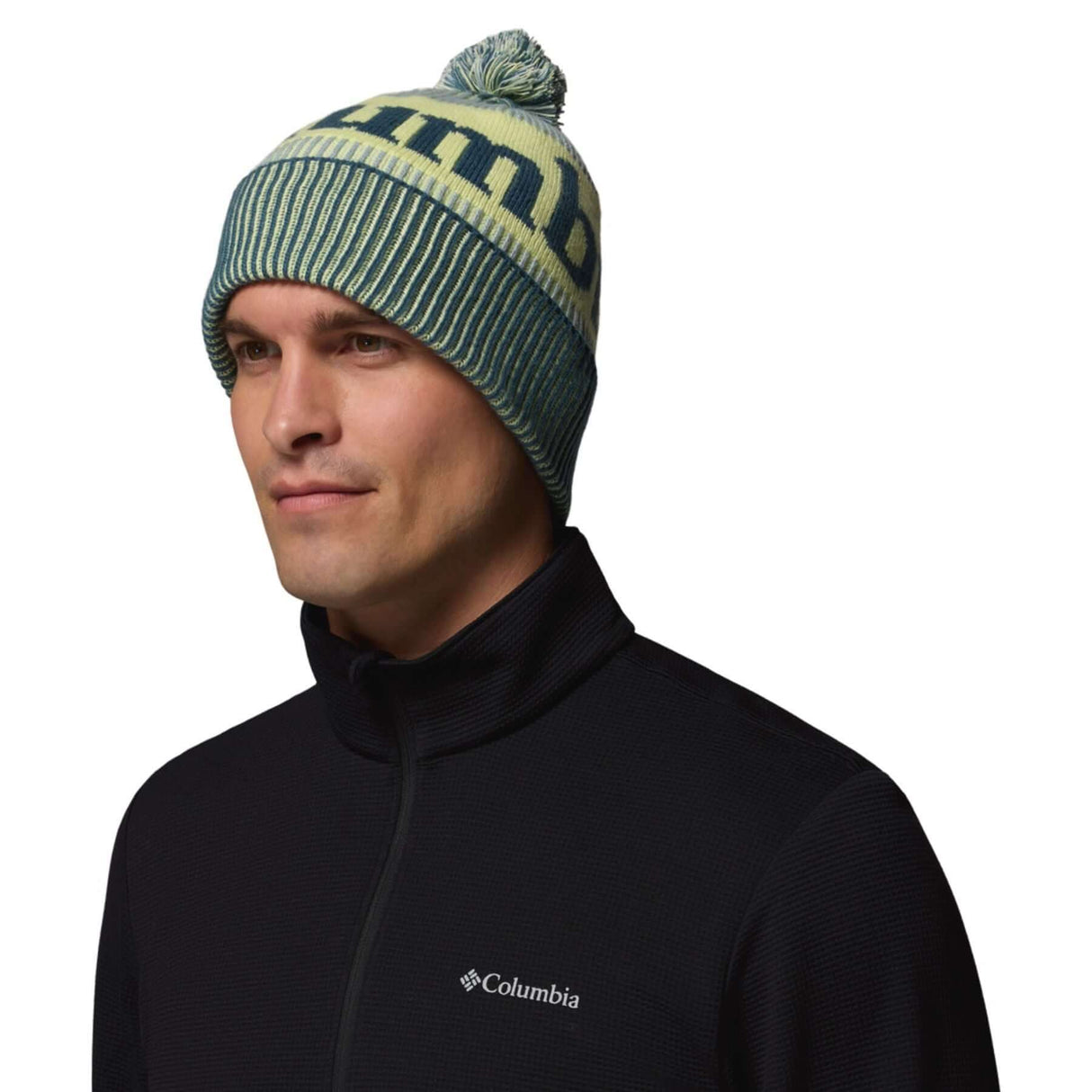 Columbia Polar Powder III Beanie Black/Camel Brown/Canoe-City Grey/Black/Columbia Grey-Everblue/Crushed Blue/Citron Haze-Zing/Lavender Pearl/Shark #- 53 Degrees North 