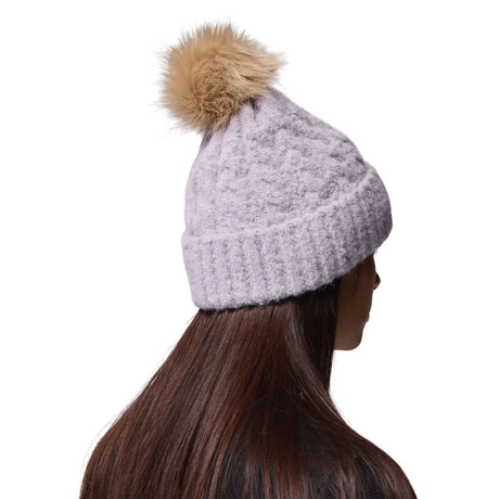 Columbia Winter Blur II Beanie Sea Salt-Lavender Pearl #- 53 Degrees North 