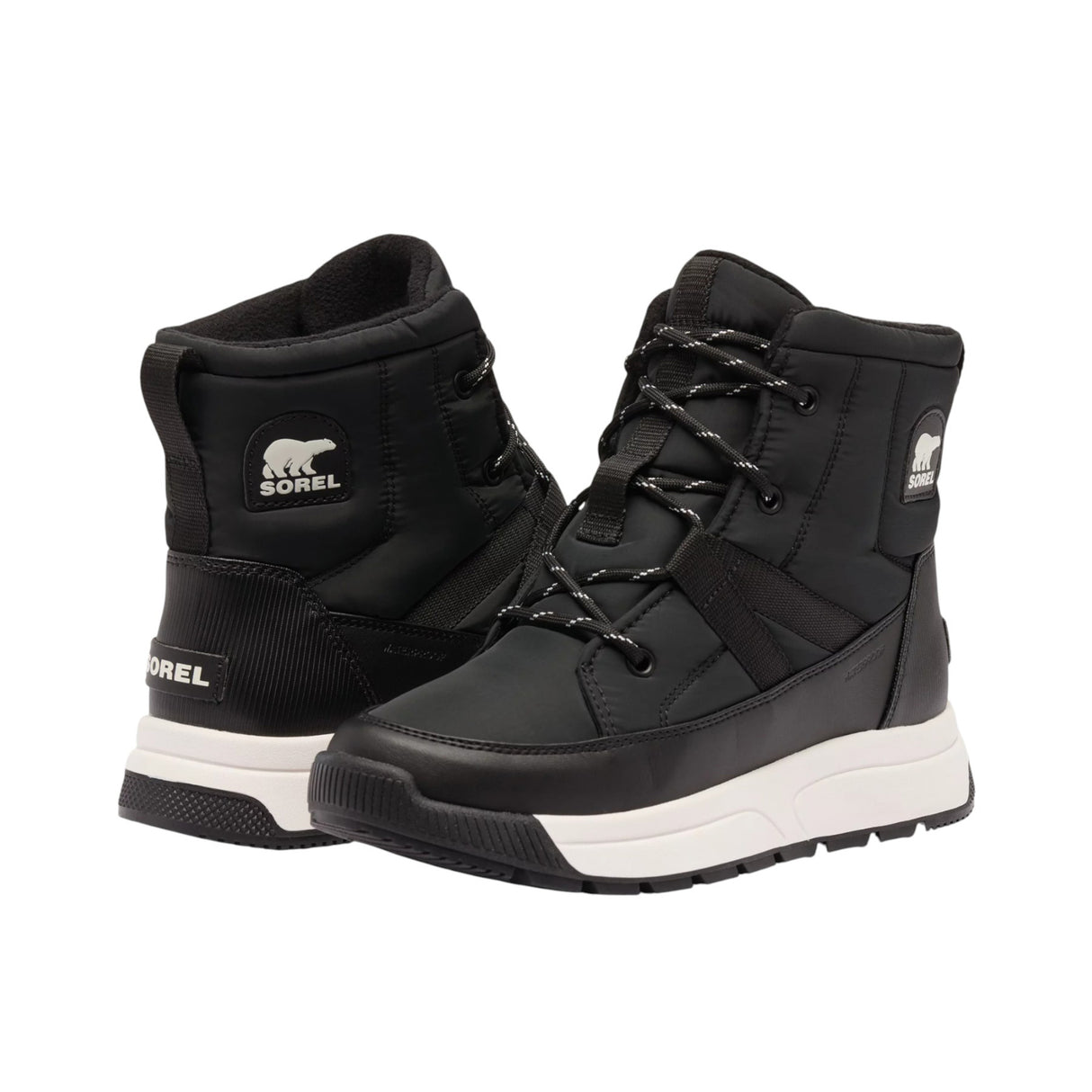 Sorel Women's Whitney III Mid Waterproof Boots Black/Sea Salt / UK 4-Black/Sea Salt / UK 5-Black/Sea Salt / UK 6-Black/Sea Salt / UK 7-Black/Sea Salt / UK 8 #- 53 Degrees North 