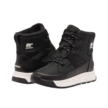 Sorel Women's Whitney III Mid Waterproof Boots Black/Sea Salt / UK 4-Black/Sea Salt / UK 5-Black/Sea Salt / UK 6-Black/Sea Salt / UK 7-Black/Sea Salt / UK 8 #- 53 Degrees North 