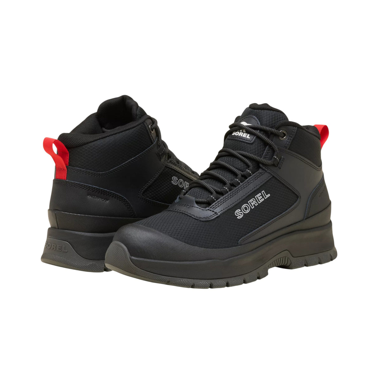 Sorel Men's Outing NW Sneaker Mid Waterproof Boots Black / UK 8-Black / UK 9-Black / UK 10-Black / UK 11-Black / UK 12 #- 53 Degrees North 