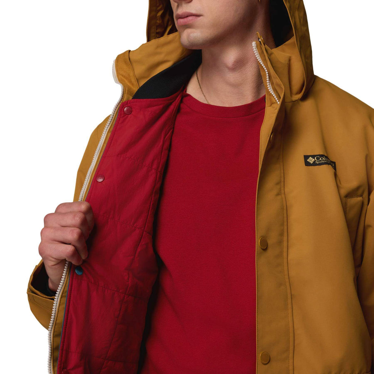 Columbia Men's High Cascades Interchange Reversible Bomber Maple Sugar / Small-Maple Sugar / Medium-Maple Sugar / Large-Maple Sugar / X-Large #- 53 Degrees North 