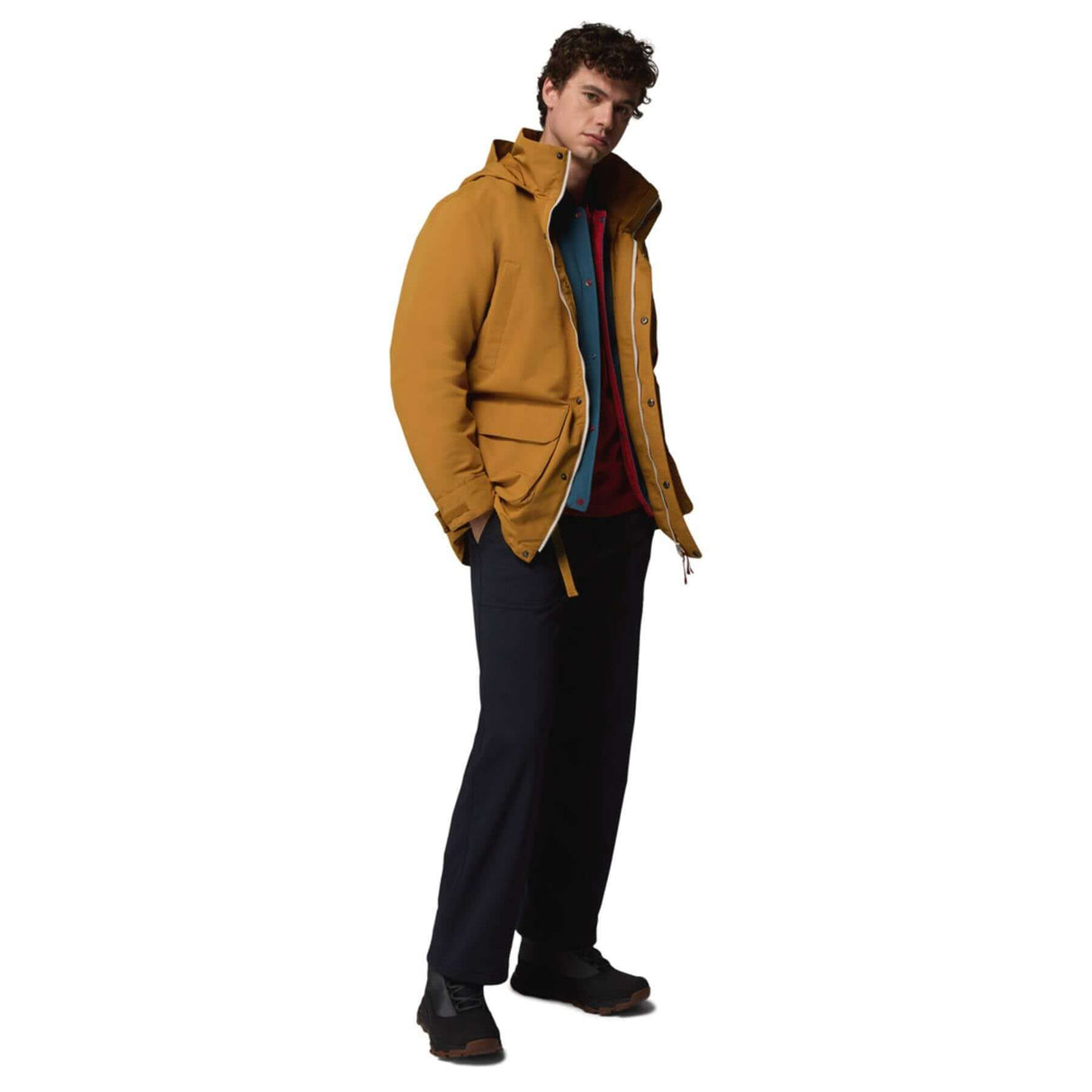Columbia Men's High Cascades Interchange Reversible Bomber Maple Sugar / Small-Maple Sugar / Medium-Maple Sugar / Large-Maple Sugar / X-Large #- 53 Degrees North 