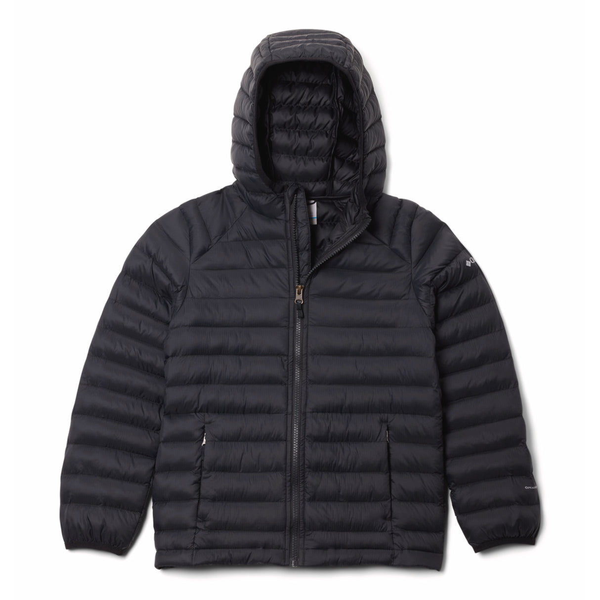 Columbia Kids' Powder Pass Hooded Jacket Black / Age 4-5-Black / Age 6-7-Black / Age 8-9-Black / Age 10-12-Black / Age 14-16 #- 53 Degrees North 