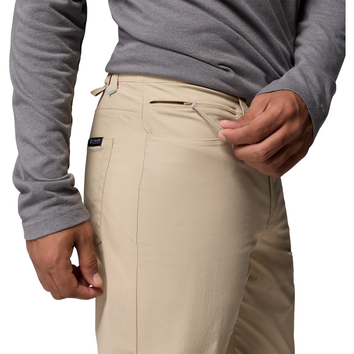 Men's ROC Lite 5 Pocket Hiking Trousers - Ancient Fossil