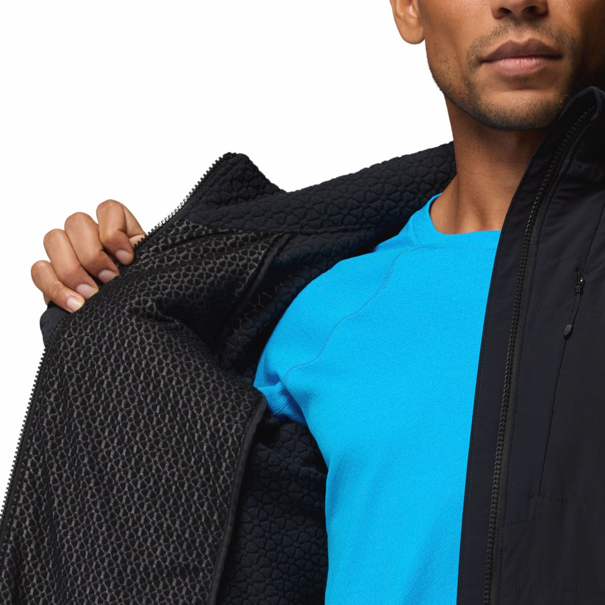 Men's Arctic Crest II Hybrid Fleece Jacket