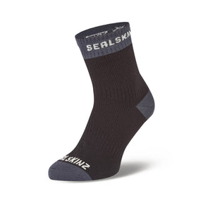 Sealskinz Wretham Waterproof Warm Weather Ankle Length Sock Black / Small (UK 3-5)-Black / Medium (UK 6-8)-Black / Large (UK 9-11)-Black / X-Large (UK 12-14) #- 53 Degrees North 