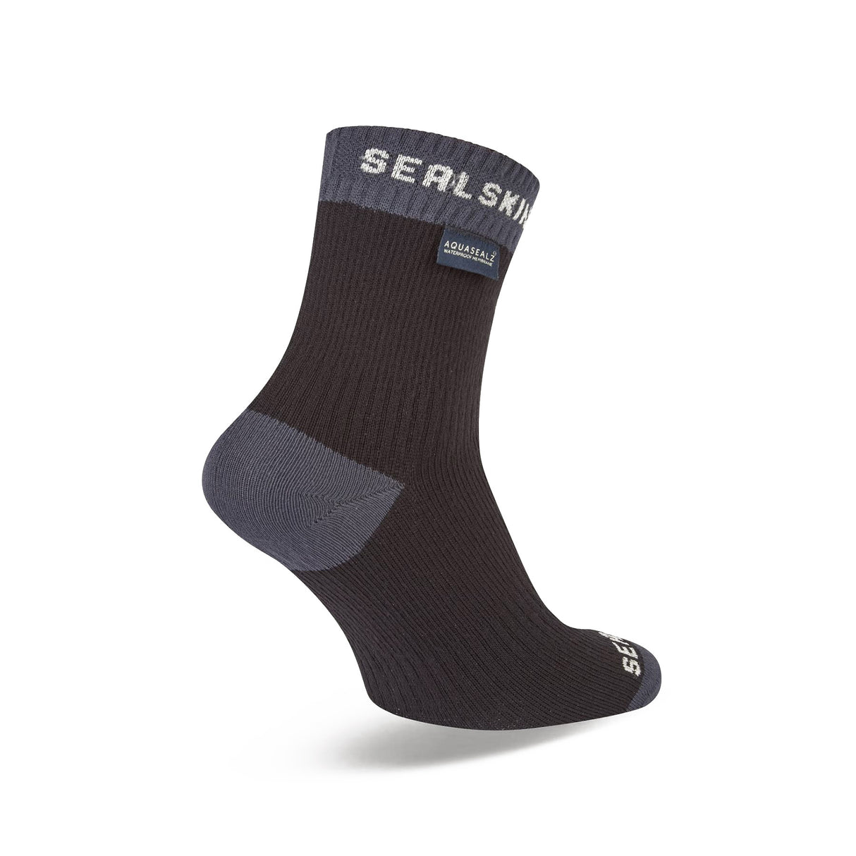 Sealskinz Wretham Waterproof Warm Weather Ankle Length Sock Black / Small (UK 3-5)-Black / Medium (UK 6-8)-Black / Large (UK 9-11)-Black / X-Large (UK 12-14) #- 53 Degrees North 