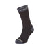 Sealskinz Wiveton Waterproof Warm Weather Mid Length Socks Black / Small-Black / Medium-Black / Large-Black / X-Large #- 53 Degrees North 