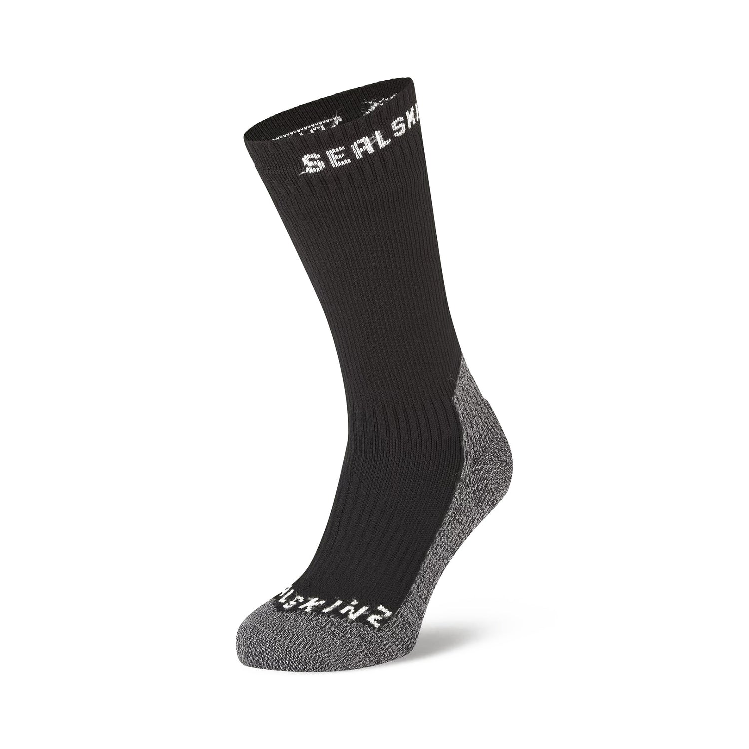 Sealskinz Stanfield Waterproof Extreme Cold Weather Mid Length Socks Black / Small (UK 3-5)-Black / Medium (UK 6-8)-Black / Large (UK 9-11)-Black / X-Large (UK 12-14) #- 53 Degrees North 