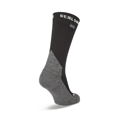 Sealskinz Stanfield Waterproof Extreme Cold Weather Mid Length Socks Black / Small (UK 3-5)-Black / Medium (UK 6-8)-Black / Large (UK 9-11)-Black / X-Large (UK 12-14) #- 53 Degrees North 