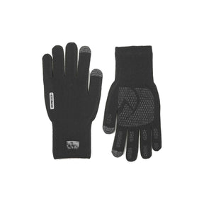Sealskinz Anmer Waterproof All Weather Ultra Grip Knitted Gloves Black / Small-Black / Medium-Black / Large-Black / X-Large #- 53 Degrees North 