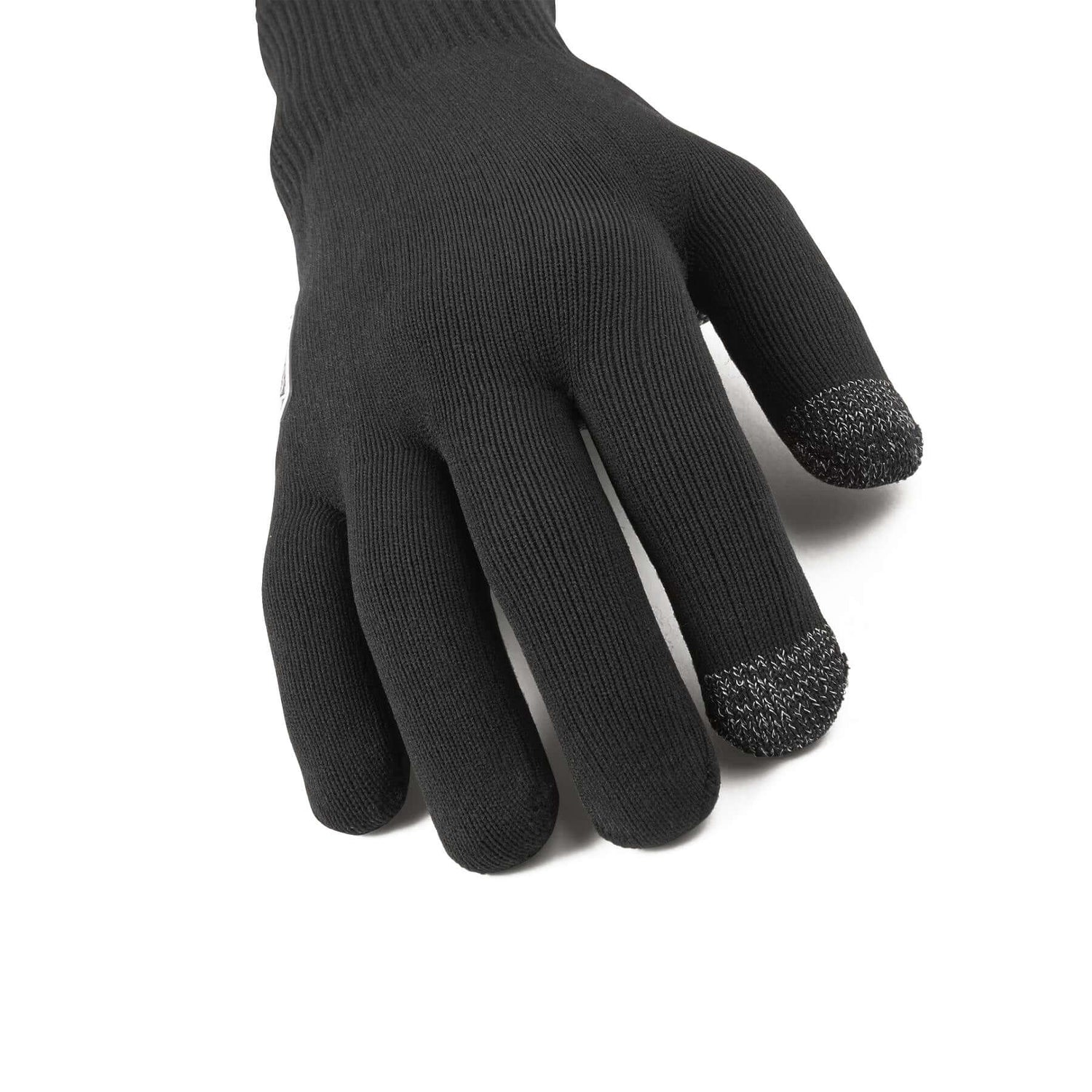 Sealskinz Anmer Waterproof All Weather Ultra Grip Knitted Gloves Black / Small-Black / Medium-Black / Large-Black / X-Large #- 53 Degrees North 