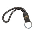 Original Short Keyring Golden-Black/Grey-Yellow/Light Blue-Sea Green #- 53 Degrees North 