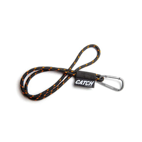 Original The Catch Long Lanyard Black-Hexachrome Orange-Black/White-Black/Royal Blue-Black/Red #- 53 Degrees North 