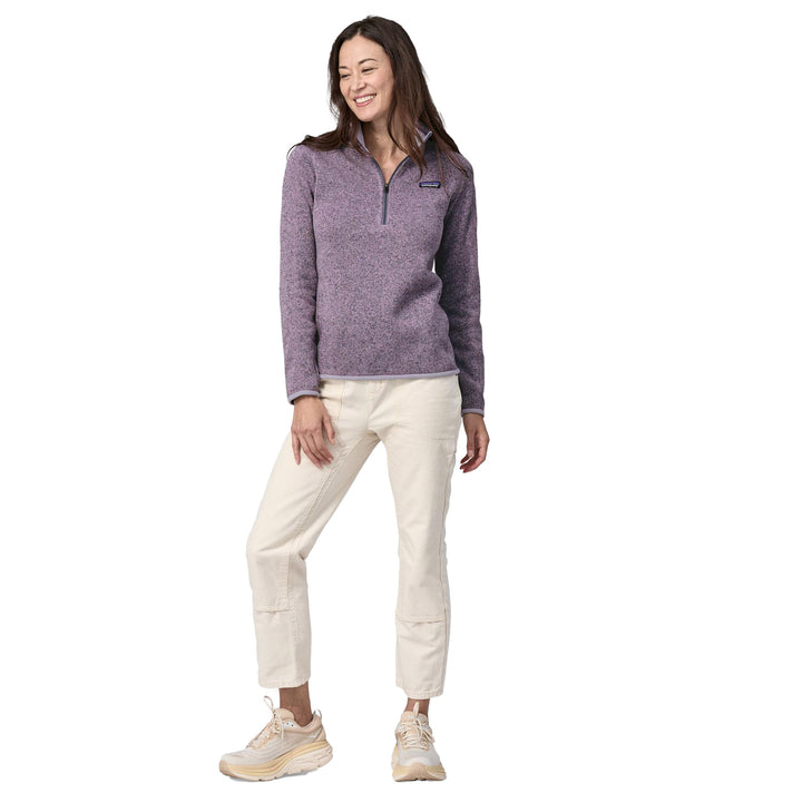 Patagonia Women's Better Sweater 1/4 Zip #color_milkweed-mauve