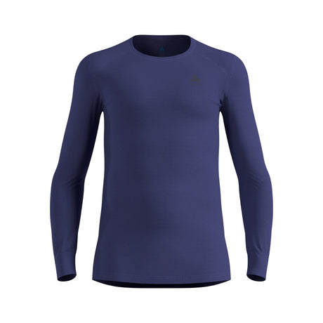 Odlo Men's Active Warm Baselayer Crew Neck Baselayer Skipper Blue / Small-Skipper Blue / Medium-Skipper Blue / Large-Skipper Blue / X-Large-Skipper Blue / XX-Large #- 53 Degrees North 
