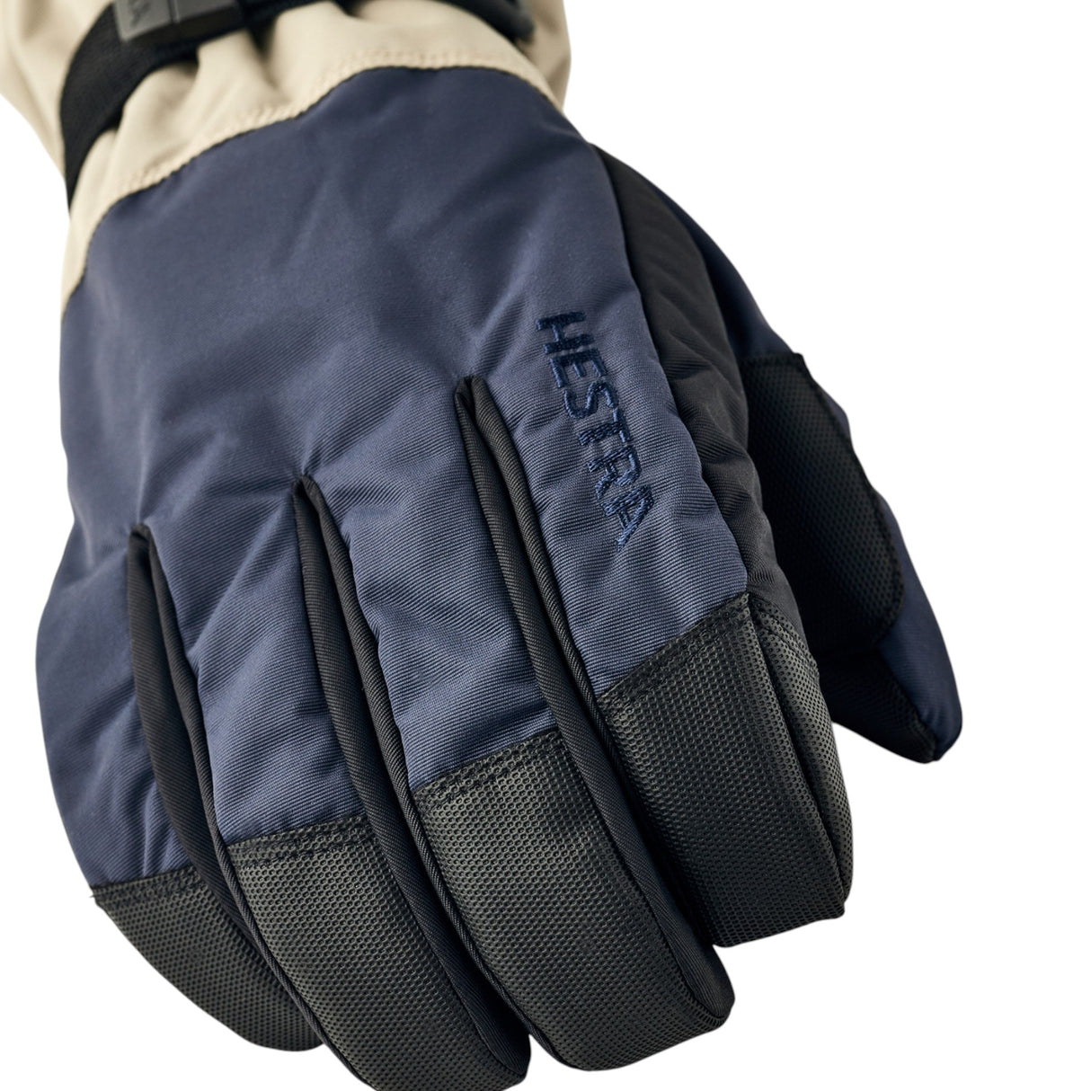Hestra Men's Gauntlet SR Gloves Dark Navy/Beige / Small-Dark Navy/Beige / Medium-Dark Navy/Beige / Large-Dark Navy/Beige / X-Large #- 53 Degrees North 