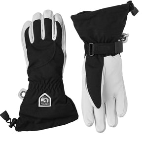 Hestra Women's Heli Ski Gloves Black/Offwhite / X-Small-Black/Offwhite / Small-Black/Offwhite / Medium-Black/Offwhite / Large #- 53 Degrees North 