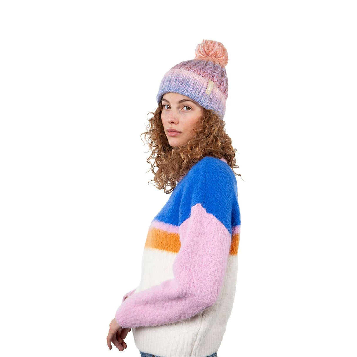 Barts Catbird Beanie Lilac-Pink-Pale Army #- 53 Degrees North 