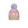 Barts Curley Beanie Pale Army-Violet-Berry-Beige #- 53 Degrees North 