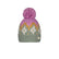 Barts Curley Beanie Pale Army-Violet-Berry-Beige #- 53 Degrees North 