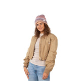 Barts Fanatail Turnup Berry-Beige #- 53 Degrees North 