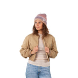 Barts Fanatail Turnup Berry-Beige #- 53 Degrees North 