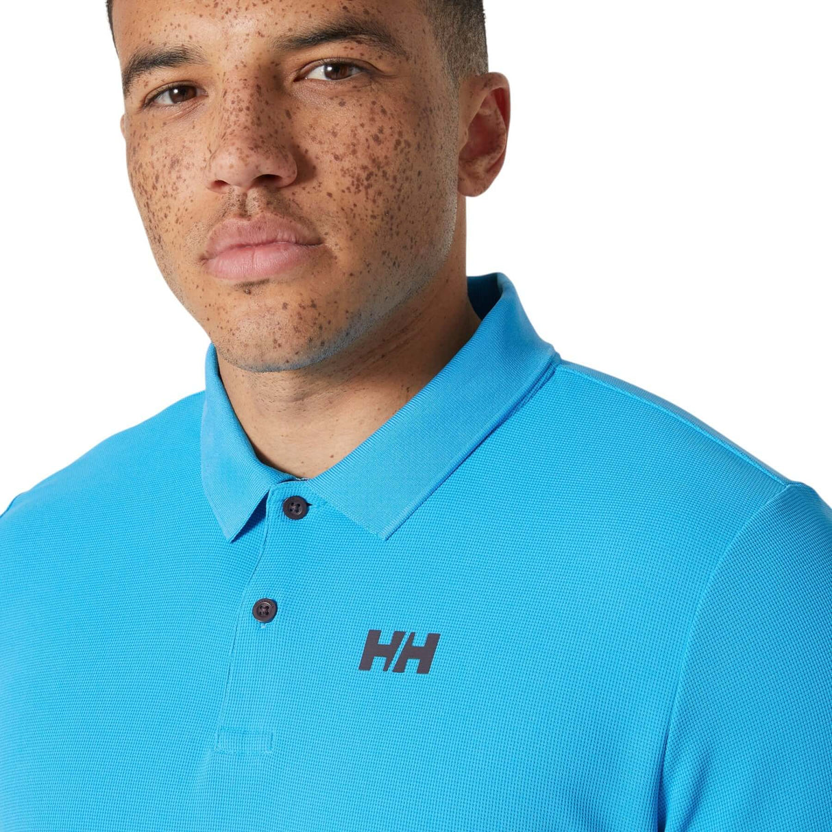 Helly Hansen Men's Ocean Polo Shirt 2.0 Cyan / Small-Cyan / Medium-Cyan / Large-Cyan / X-Large-Cyan / XX-Large #- 53 Degrees North 