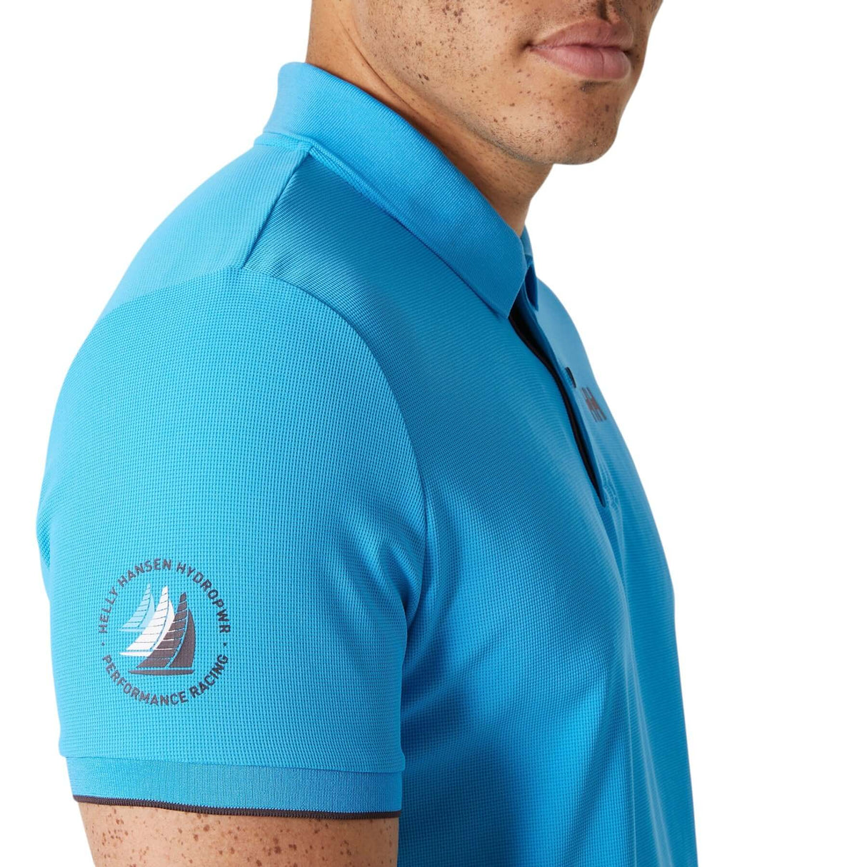 Helly Hansen Men's Ocean Polo Shirt 2.0 Cyan / Small-Cyan / Medium-Cyan / Large-Cyan / X-Large-Cyan / XX-Large #- 53 Degrees North 