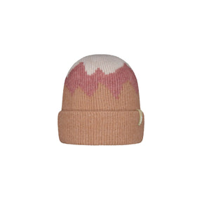 Barts Women's Pipit Beanie Light Brown-Burgundy #- 53 Degrees North 