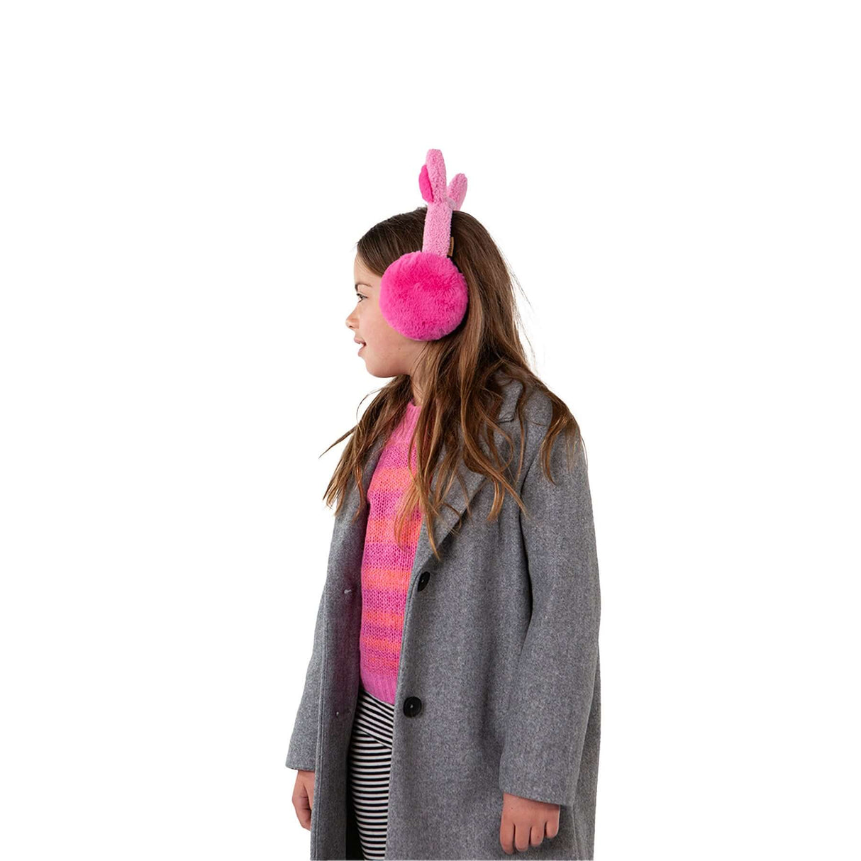 Barts Girls' Fluffie Earmuffs Lilac-Hot Pink #- 53 Degrees North 
