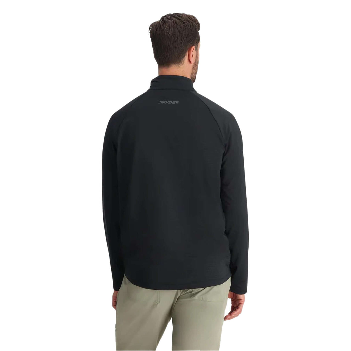 Spyder Men's Gridweb Fleece Half Zip Pullover Black / Small-Black / Medium-Black / Large-Black / X-Large-Black / XX-Large #- 53 Degrees North 