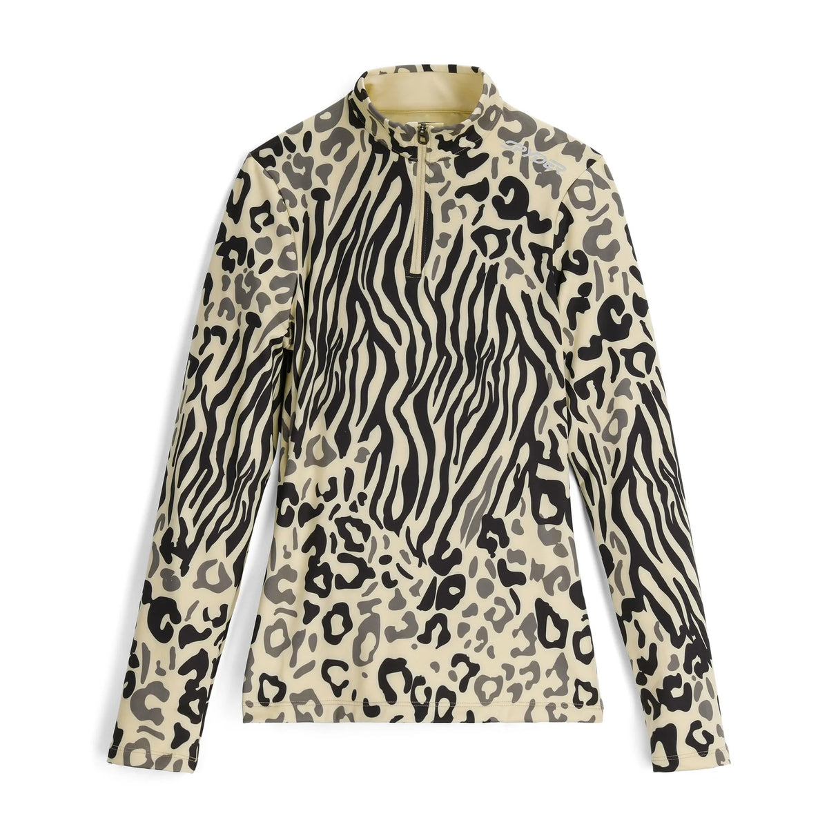 Spyder Women's Vivid 1/2 Zip Shirt Animal Print / X-Small-Animal Print / Small-Animal Print / Medium-Animal Print / Large-Vintage Vibes / X-Small #- 53 Degrees North 