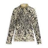 Spyder Women's Vivid 1/2 Zip Shirt Animal Print / X-Small-Animal Print / Small-Animal Print / Medium-Animal Print / Large-Vintage Vibes / X-Small #- 53 Degrees North 
