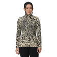 Spyder Women's Vivid 1/2 Zip Shirt Animal Print / X-Small-Animal Print / Small-Animal Print / Medium-Animal Print / Large-Vintage Vibes / X-Small #- 53 Degrees North 