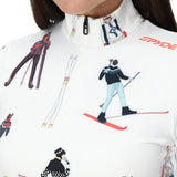 Spyder Women's Vivid 1/2 Zip Shirt Animal Print / X-Small-Animal Print / Small-Animal Print / Medium-Animal Print / Large-Vintage Vibes / X-Small #- 53 Degrees North 