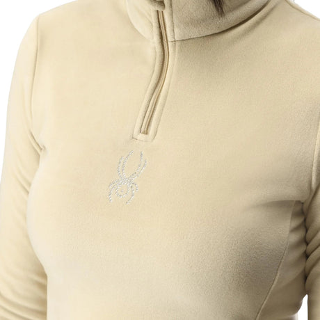 Spyder Women's Shimmer Bug 1/2 Zip Fleece Slate Blue / X-Small-Slate Blue / Small-Slate Blue / Medium-Slate Blue / Large-Sanddune / X-Small #- 53 Degrees North 