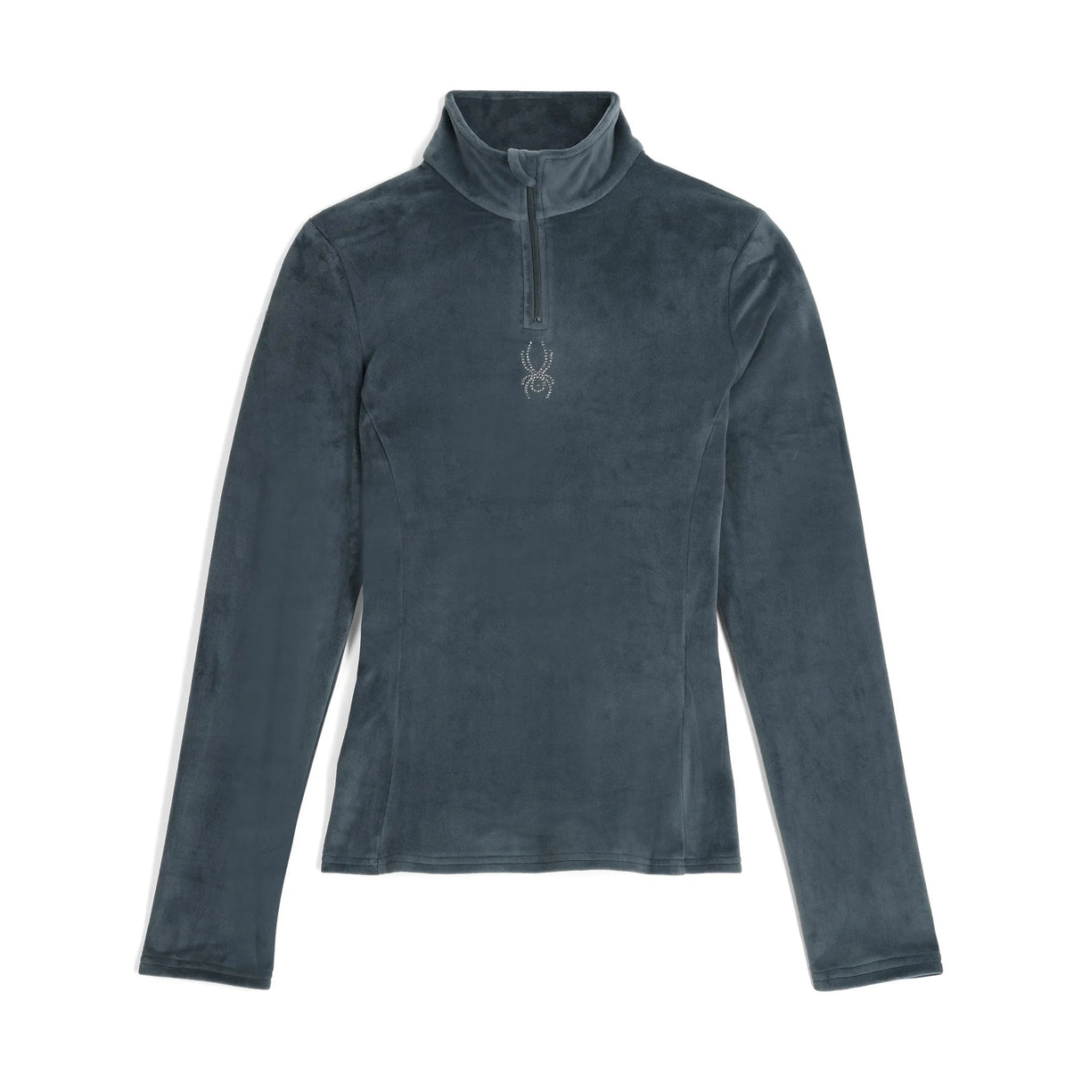 Spyder Women's Shimmer Bug 1/2 Zip Fleece Slate Blue / X-Small-Slate Blue / Small-Slate Blue / Medium-Slate Blue / Large-Sanddune / X-Small #- 53 Degrees North 
