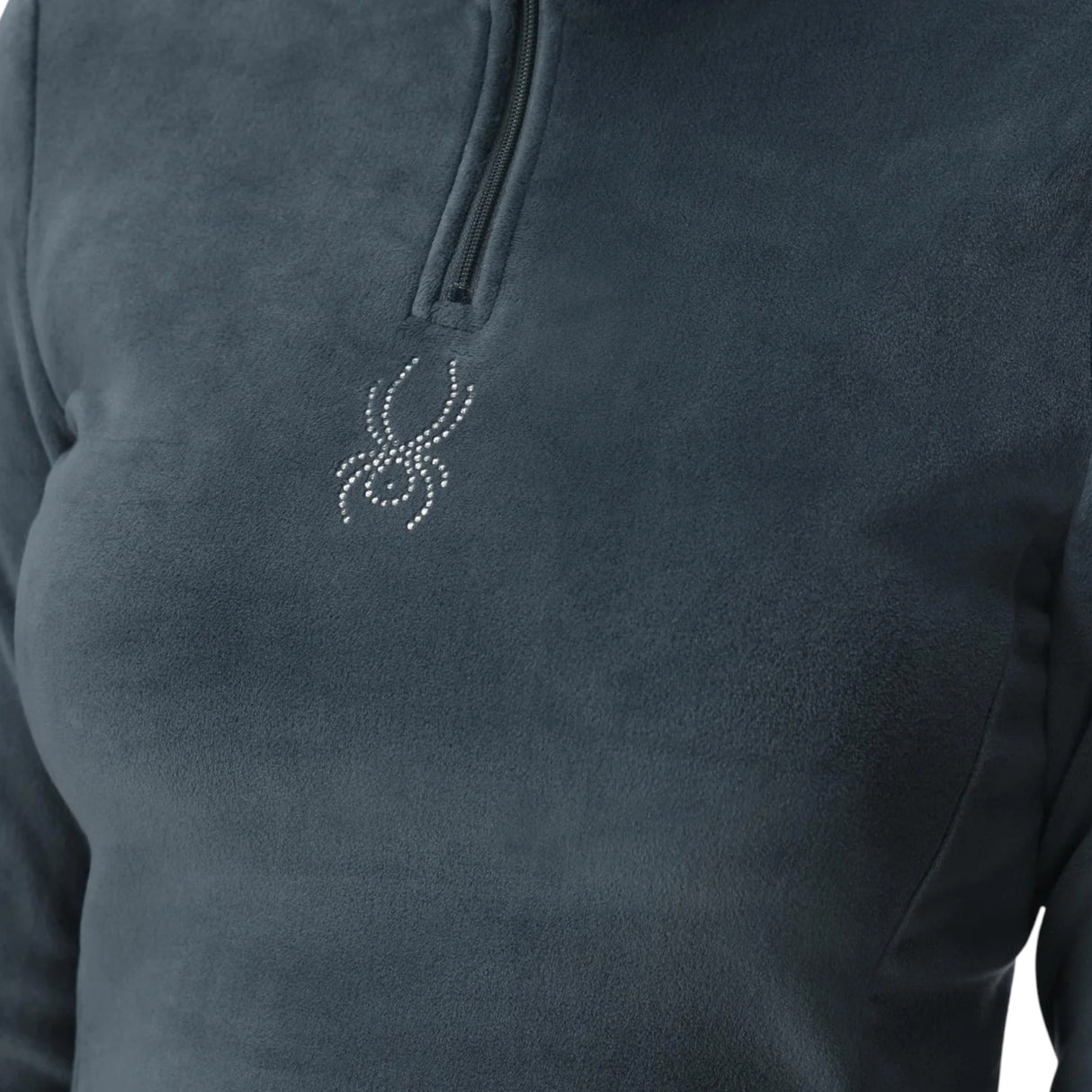 Spyder Women's Shimmer Bug 1/2 Zip Fleece Slate Blue / X-Small-Slate Blue / Small-Slate Blue / Medium-Slate Blue / Large-Sanddune / X-Small #- 53 Degrees North 