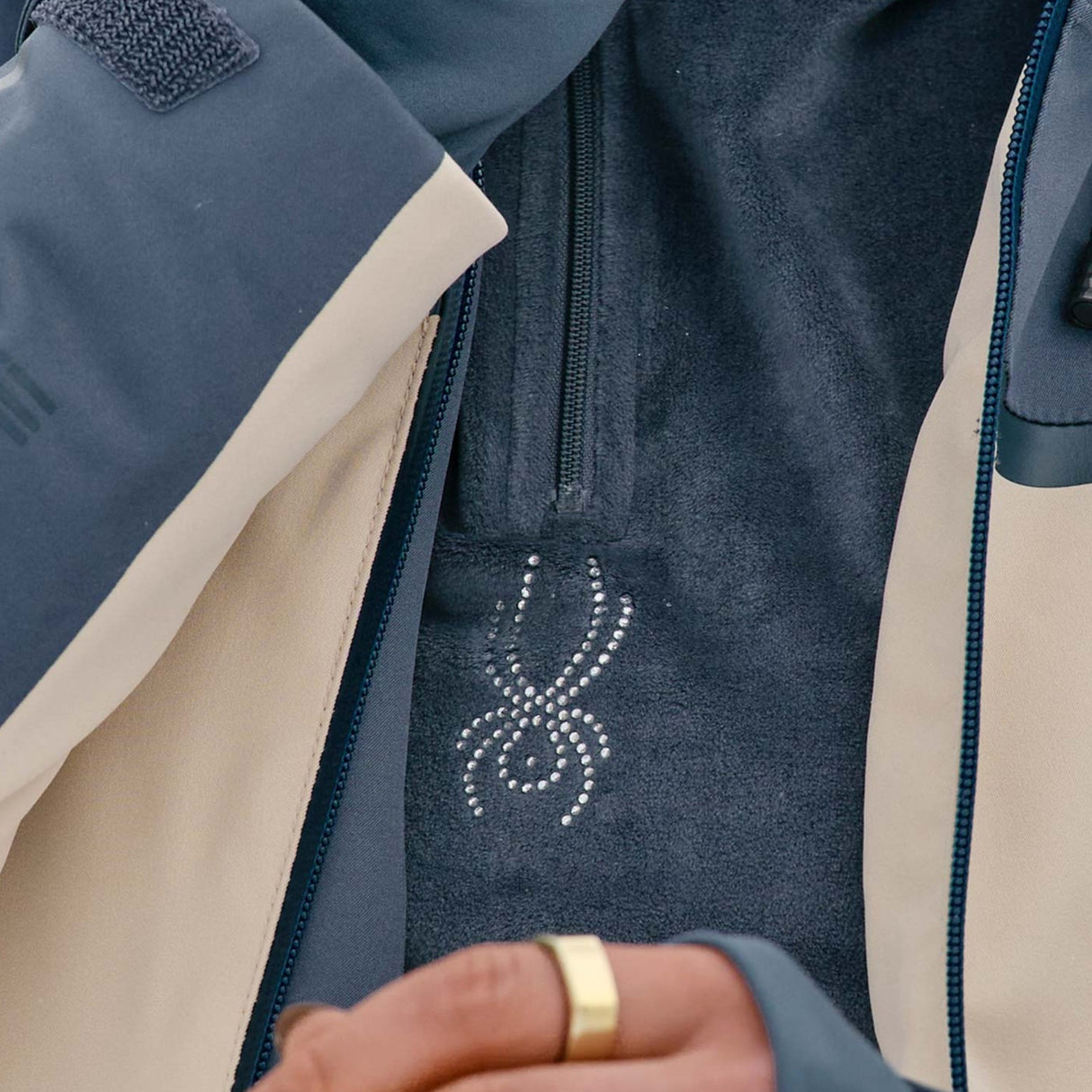 Spyder Women's Shimmer Bug 1/2 Zip Fleece Slate Blue / X-Small-Slate Blue / Small-Slate Blue / Medium-Slate Blue / Large-Sanddune / X-Small #- 53 Degrees North 