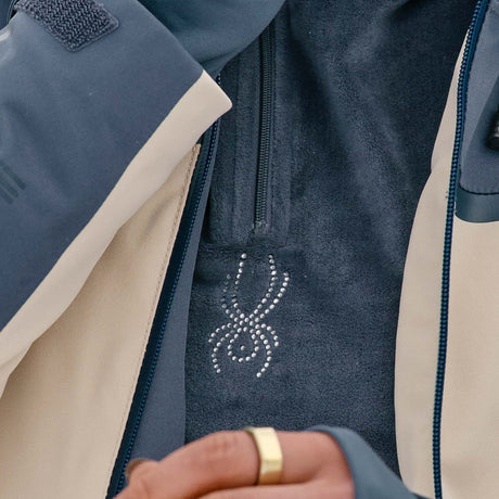 Spyder Women's Shimmer Bug 1/2 Zip Fleece Slate Blue / X-Small-Slate Blue / Small-Slate Blue / Medium-Slate Blue / Large-Sanddune / X-Small #- 53 Degrees North 