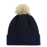 Spyder Plait Pom Hat True Navy #- 53 Degrees North 