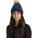 Spyder Plait Pom Hat True Navy #- 53 Degrees North 