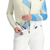 Spyder Women's On Piste Bib Pants White / X-Small-White / Small-White / Medium #- 53 Degrees North 