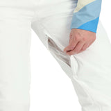 Spyder Women's On Piste Bib Pants White / X-Small-White / Small-White / Medium #- 53 Degrees North 