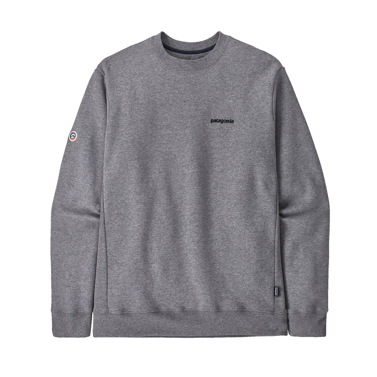 Patagonia Fitz Roy Icon Uprisal Crew Sweatshirt Gravel Heather / Small-Gravel Heather / Medium-Gravel Heather / Large-Gravel Heather / X-Large-Gravel Heather / XX-Large #- 53 Degrees North 